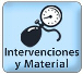 Función Intervenciones y Material